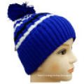 Knitted Beanie with POM POM NTD1603